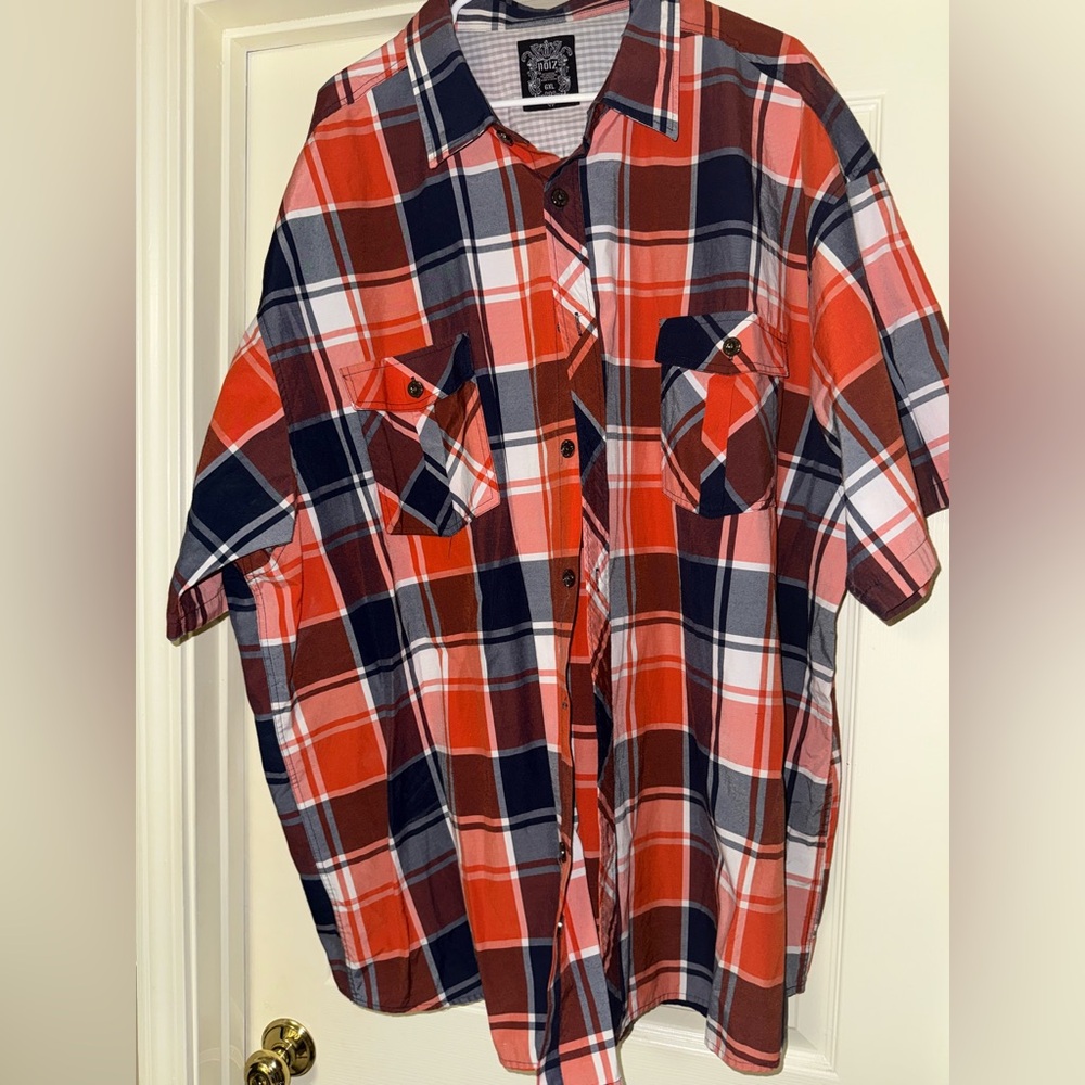 Nōiz Men’s Button Down Dress Shirt-6X